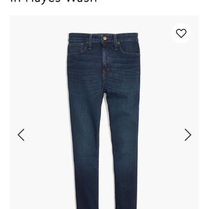 Madewell Curvy high-rise skinny jean
